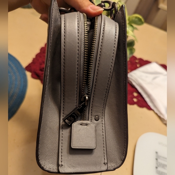 ❌SOLD❌Coach Gray Rogue Shoulder Bag - Picture 5 of 11